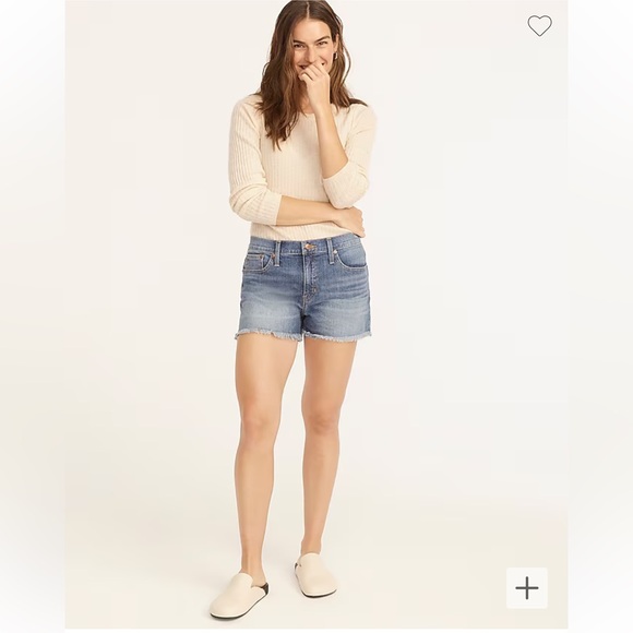 J. Crew Mid-rise denim short in dark wash - Picture 5 of 11